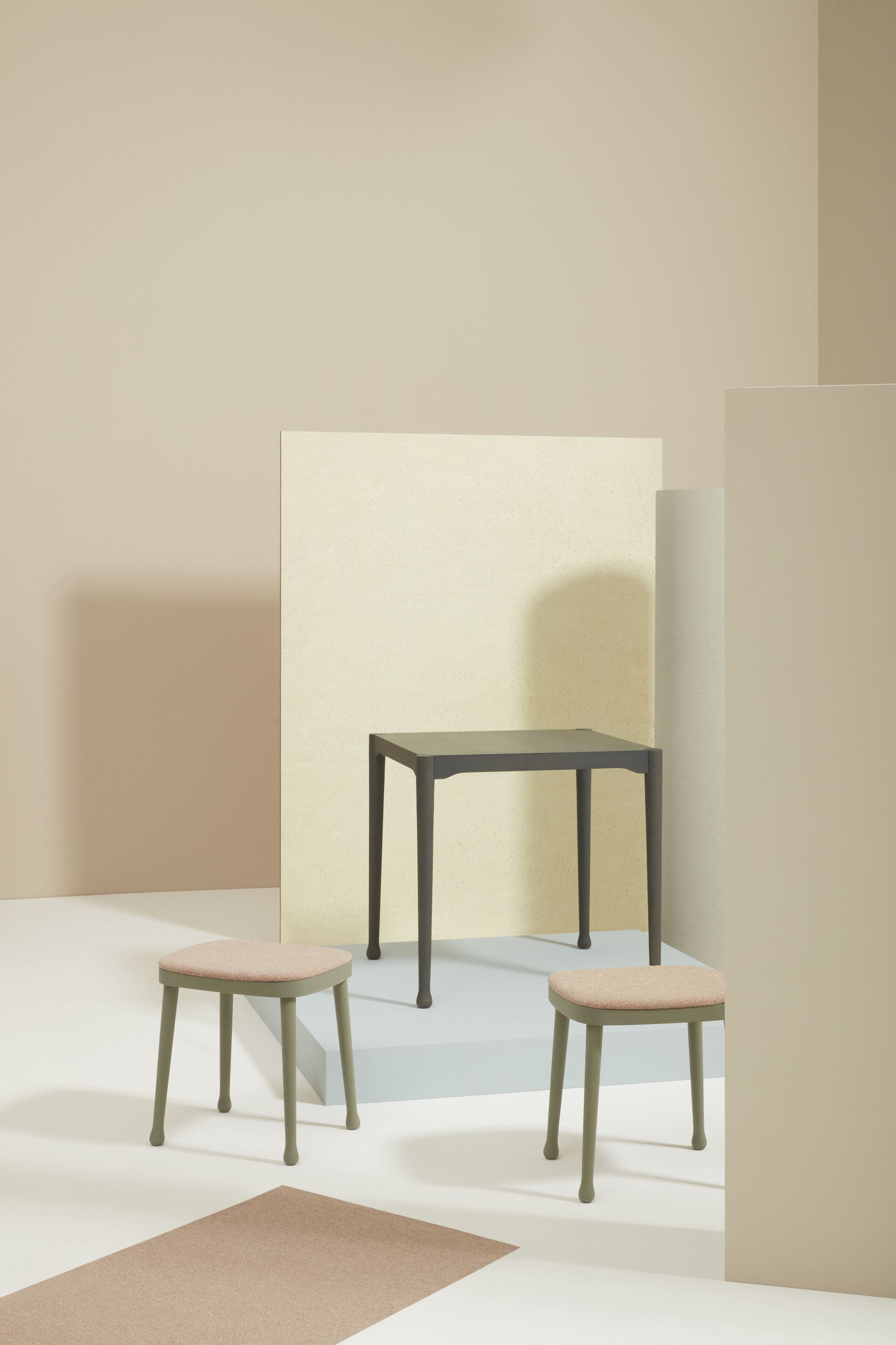 Квадратный обеденный стол из ясеня Billiani Frisée ARCH-00038412 - Вид №2