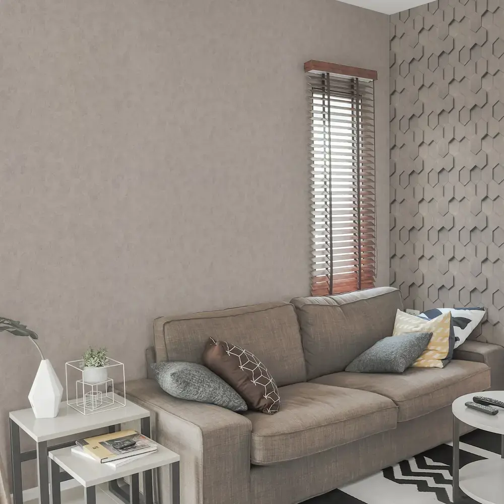 Обои флизелиновые KREAFORTA Art темно-бежевые 1.06 м 77020-240 STLM-2105371 - Вид №3