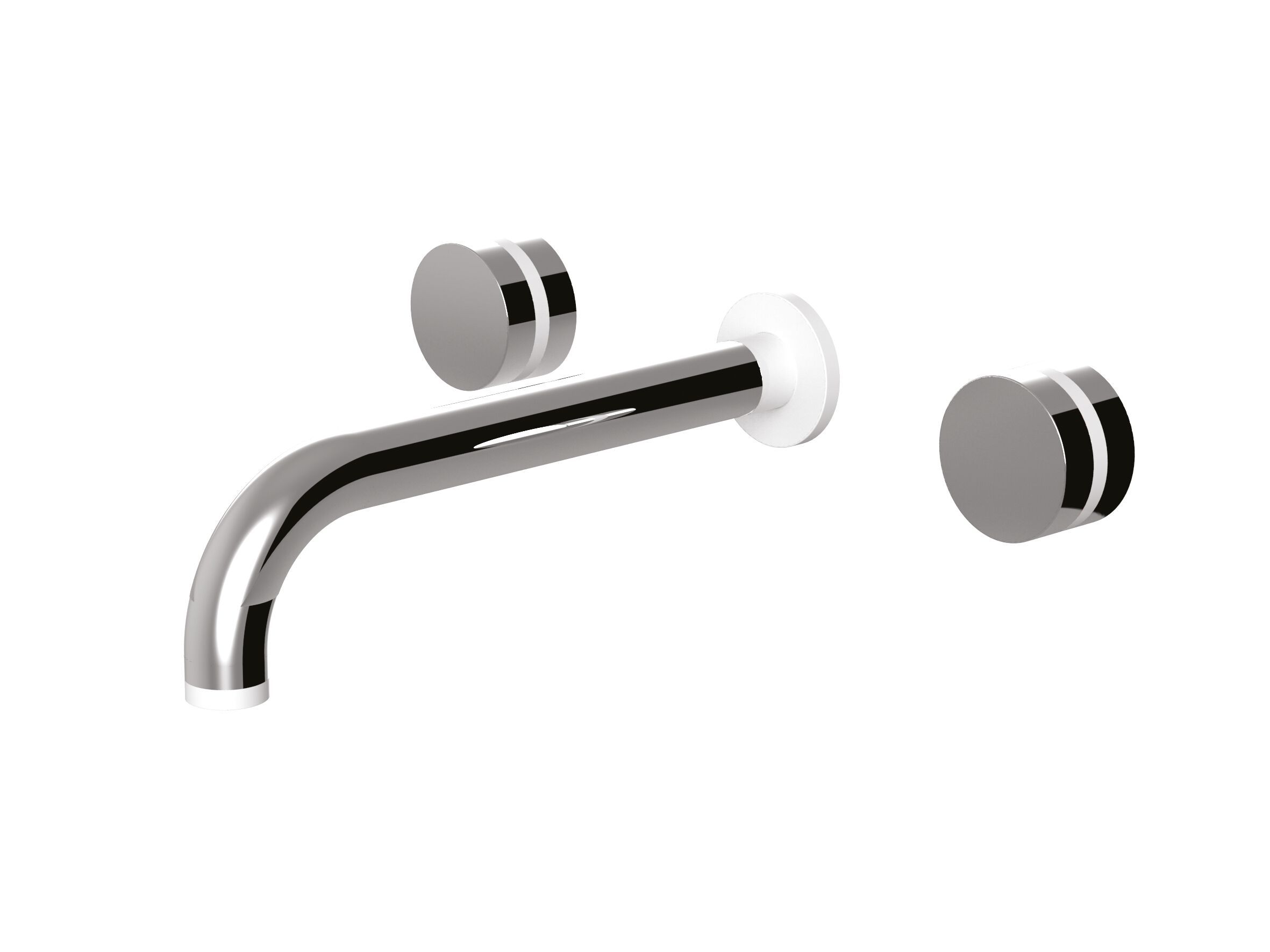 Настенный смеситель для раковины с 3 отверстиями Rubinetteria Giulini MyRing ARCH-00096012