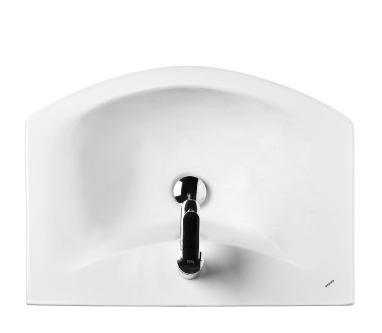 2312223 Подвесная раковина настенная овальная MISTY  белая  - Вид №1