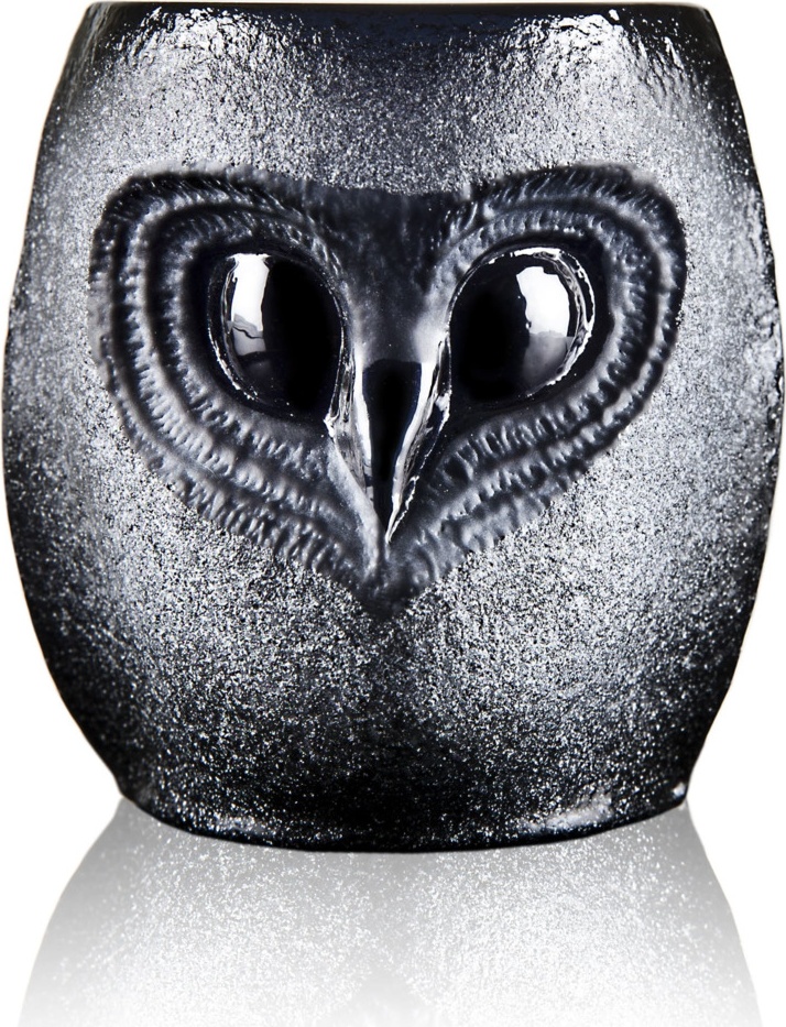 10663744 MALERAS Стакан из чёрного хрусталя "Неясыть" (малый), 75 мм 