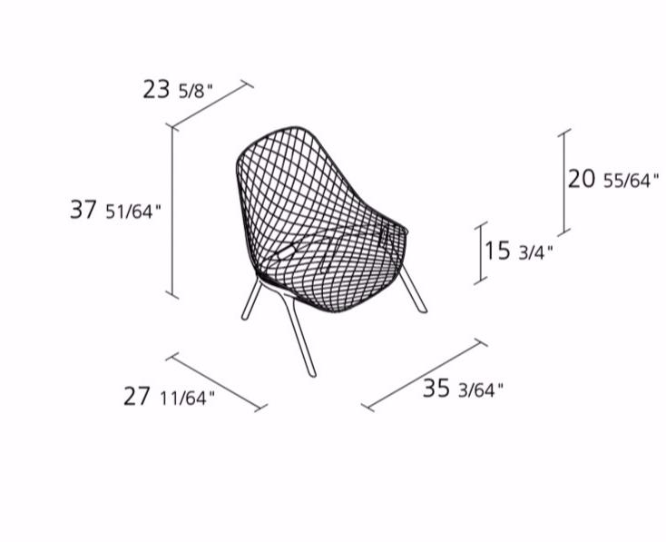 Alias Стальное кресло с порошковым покрытием с подлокотниками Gran kobi sun-id-1357096 - Вид №6