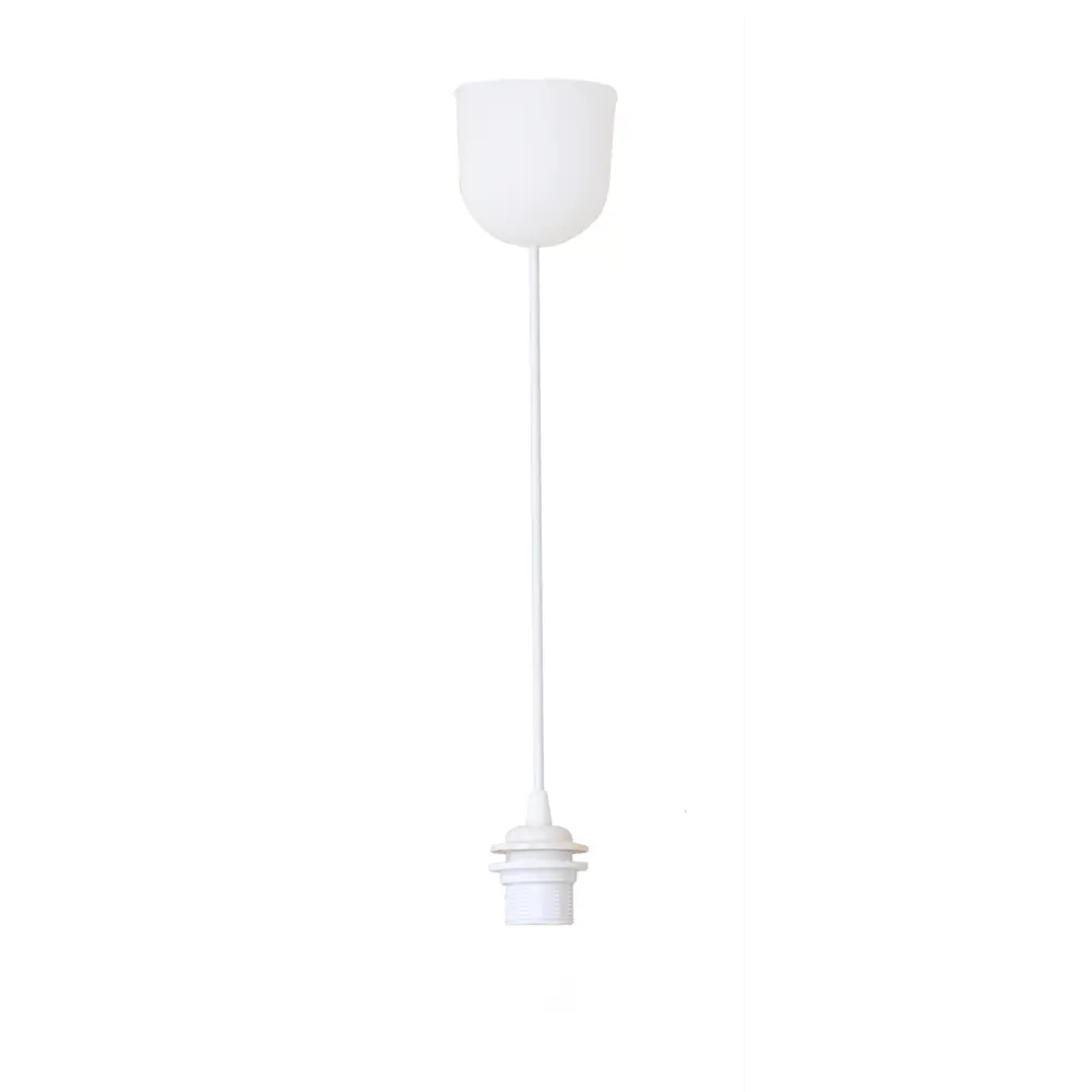 Светильник подвесной KREAFORTA Bakty 1 лампа 30 м² цвет белый STLM-2183478