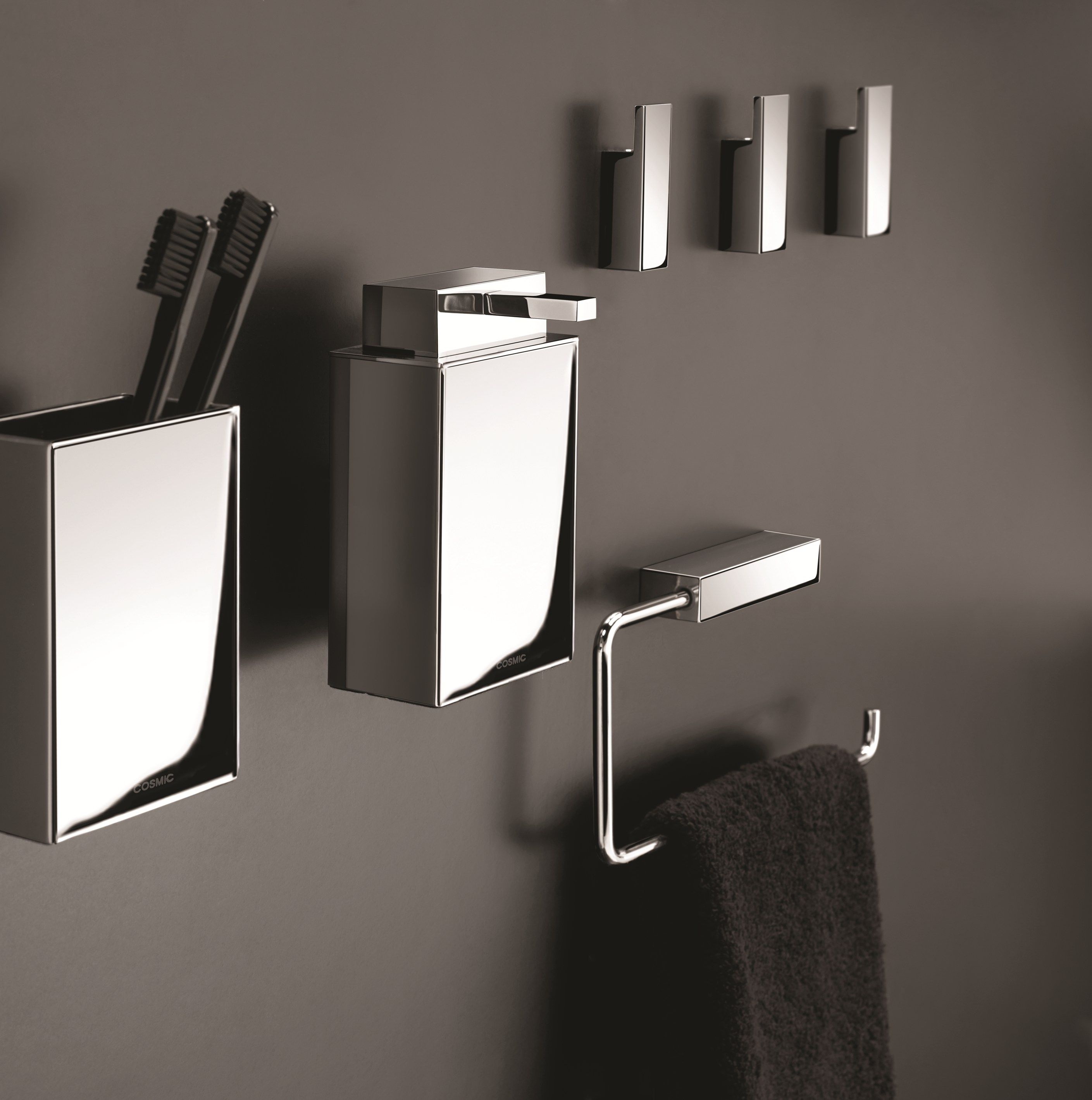 Металлический настенный держатель зубной щетки Cosmic Bath Life ARCH-00092943 - Вид №1