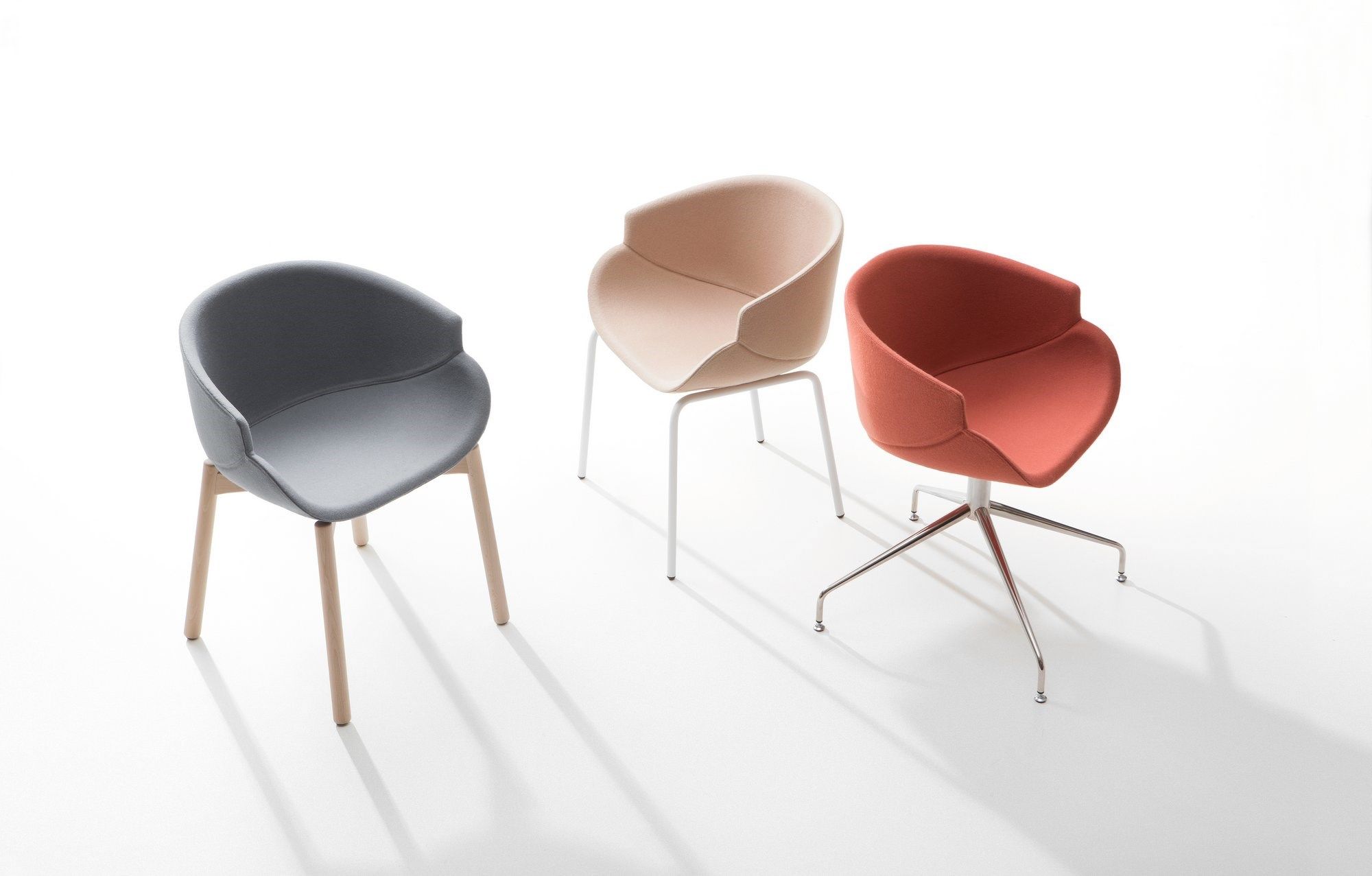 Тканевый стул с подлокотниками B-LINE BIX ARCH-00112145 - Вид №1