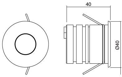 NEXO LUCE Встраиваемый светодиодный уличный светильник Recessed-wet area nexo luce 2599 - Вид №2