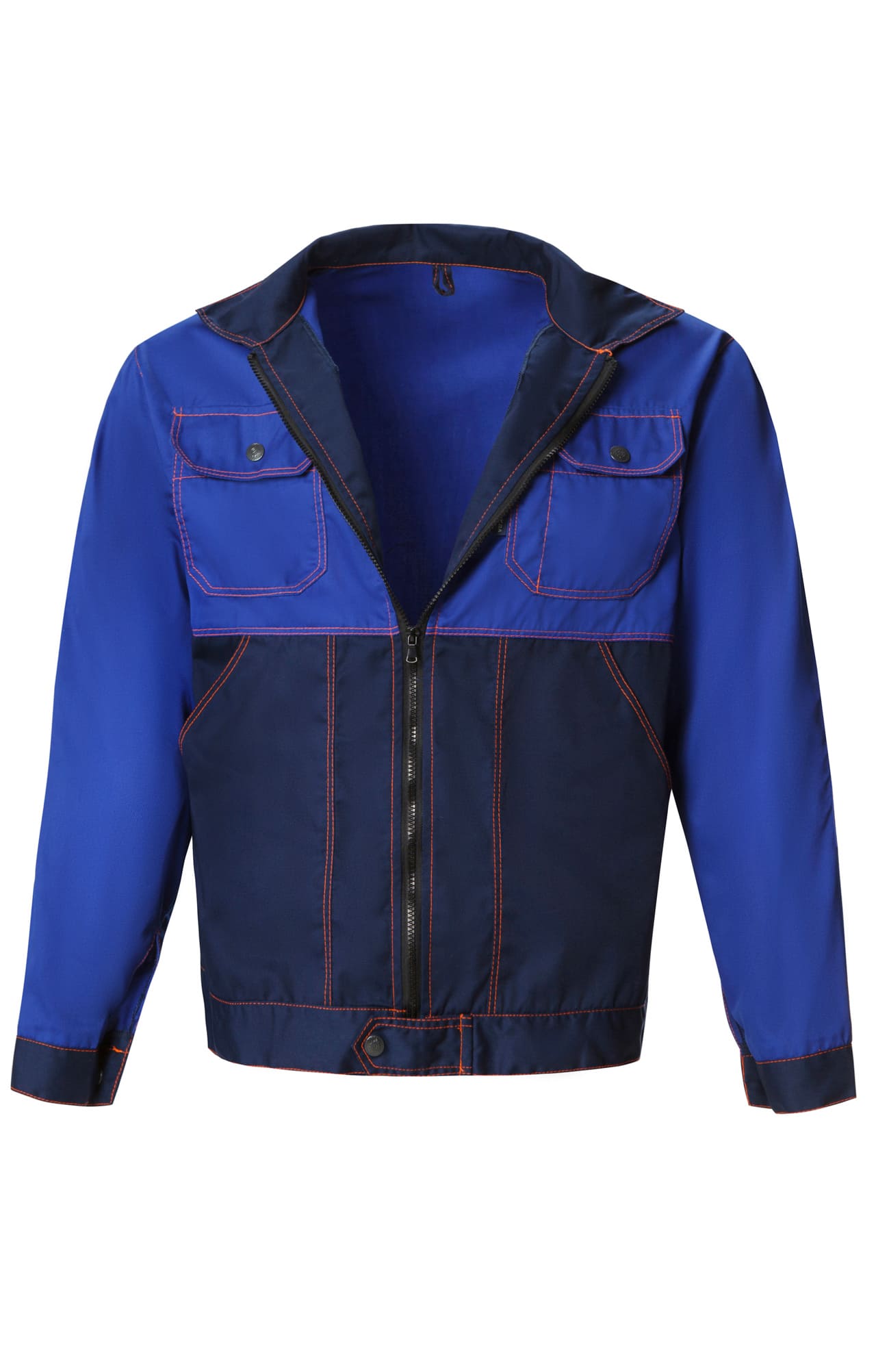 68104 Костюм "Универсал-Люкс" темно-синий-василек  Летняя спецодежда  размер 44-46/158-164  - Вид №3