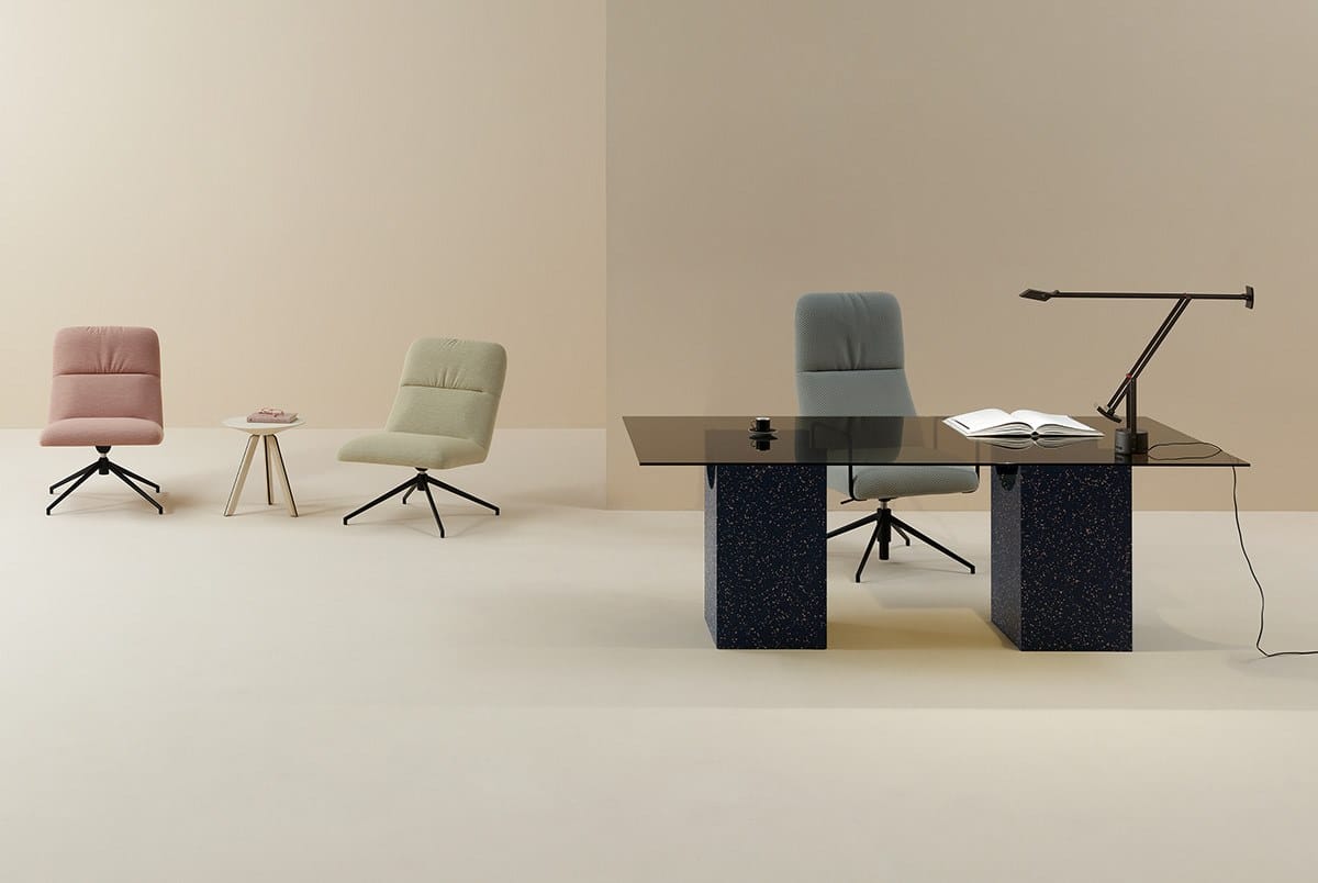 Прямоугольный стол со стеклянной столешницей и основанием IQ Surface SANCAL Vestige ARCH-00141491 - Вид №8
