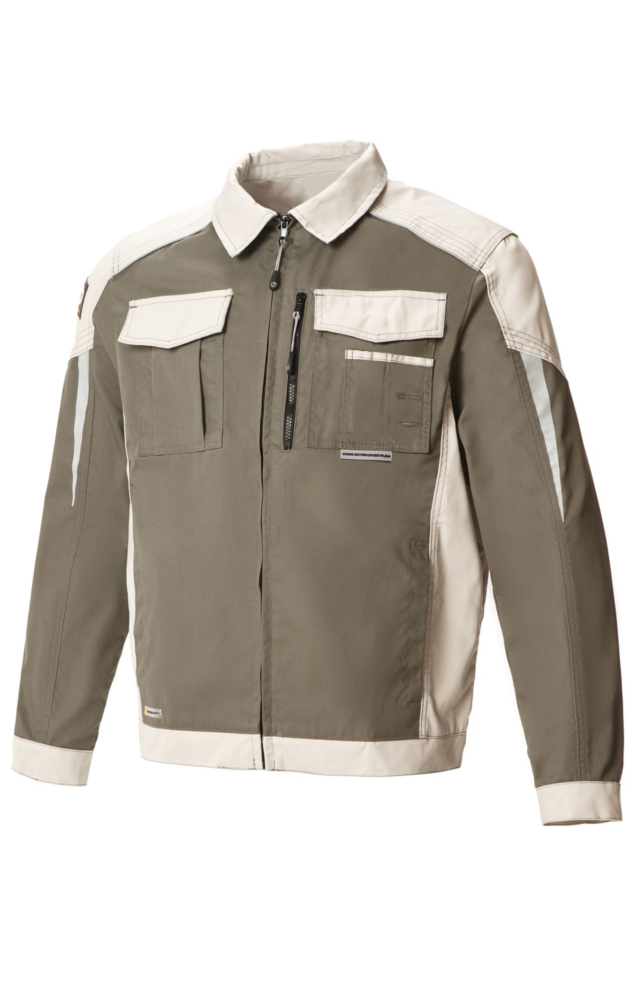 4957102 Костюм  NEW серый хаки с серым песком STATUS  Летняя спецодежда  размер 52-54/182-188  - Вид №1