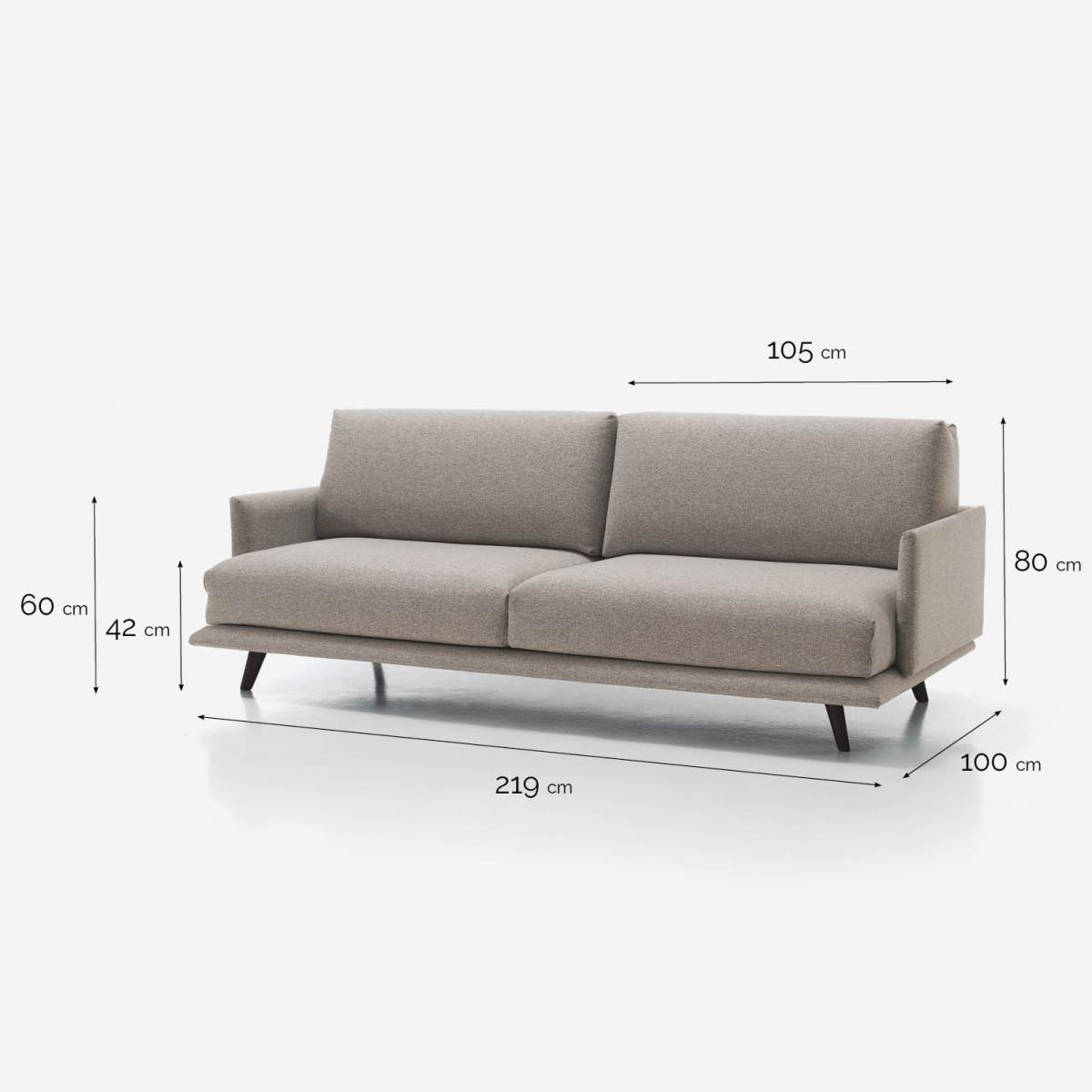 105146 Диван серый Belta-Frajumar Must Santreyd