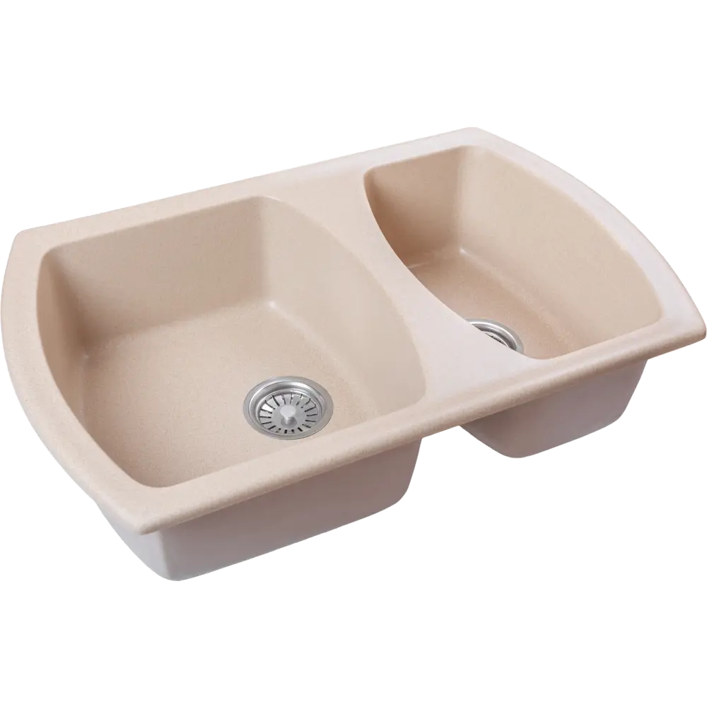 Мойка DELINIA  77x49x18.6 см, кварц, цвет бежевый STLM-2050452 - Вид №8