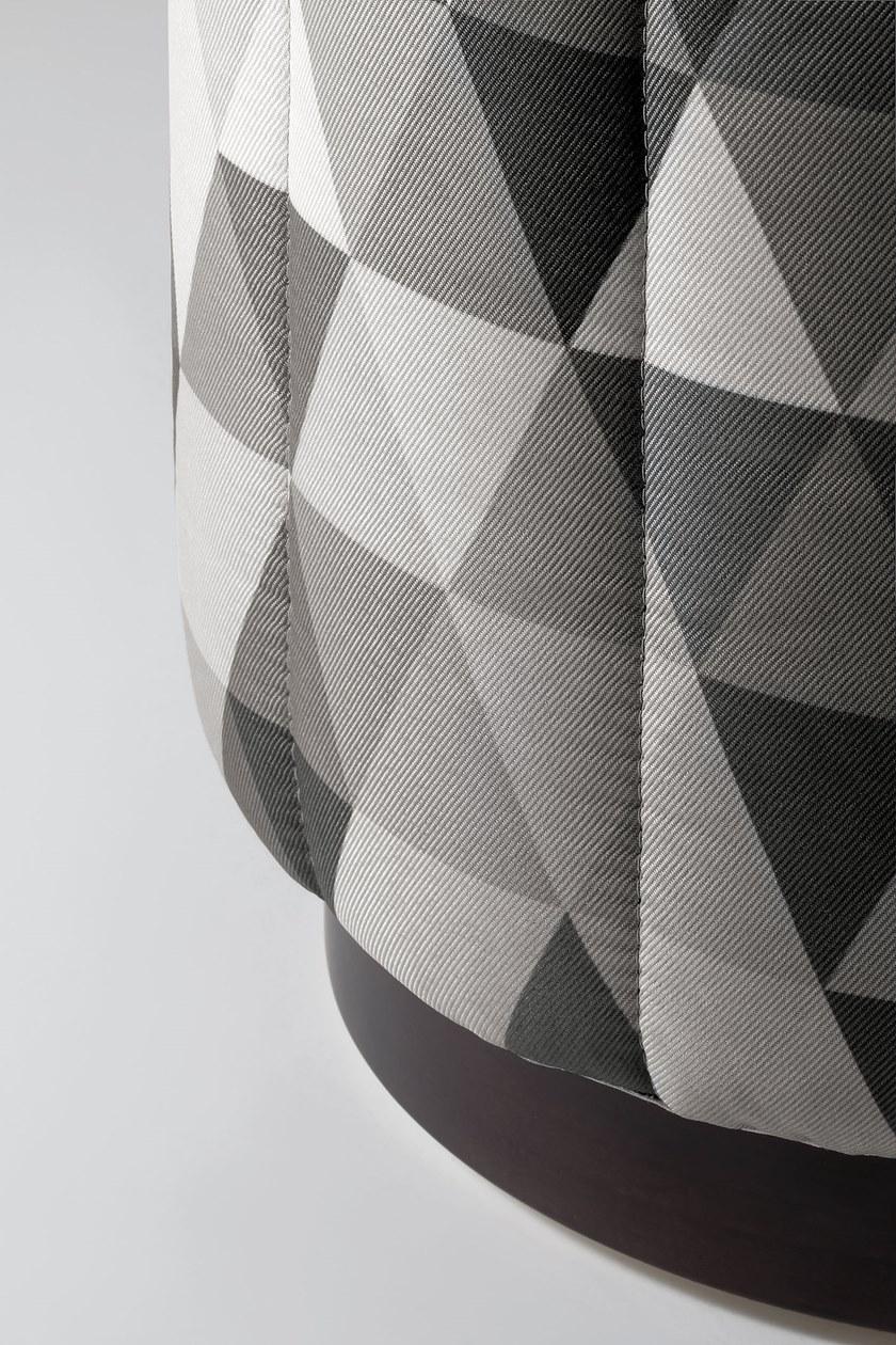 Tirolo Круглый пуф из ткани Carter 068 pf - Вид №3