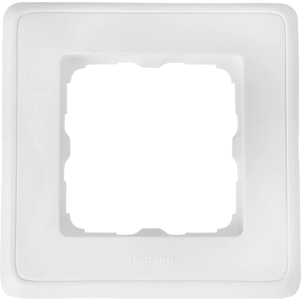 Рамка для розеток и выключателей Legrand Cariva 1 пост, цвет белый STLM-2059634