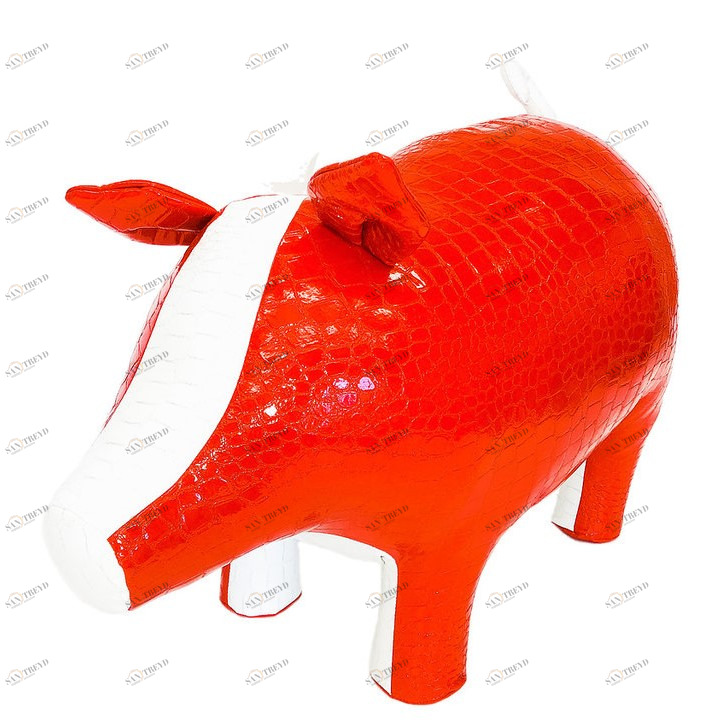 Пуф "Кабан Спартак" красный с белым EUROSON ФУТБОЛЬНАЯ 131589 Красный 