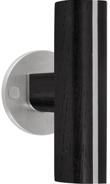 Formani Ручка из нержавеющей стали и дерева на розетке Two Pbt22/50 - Вид №1