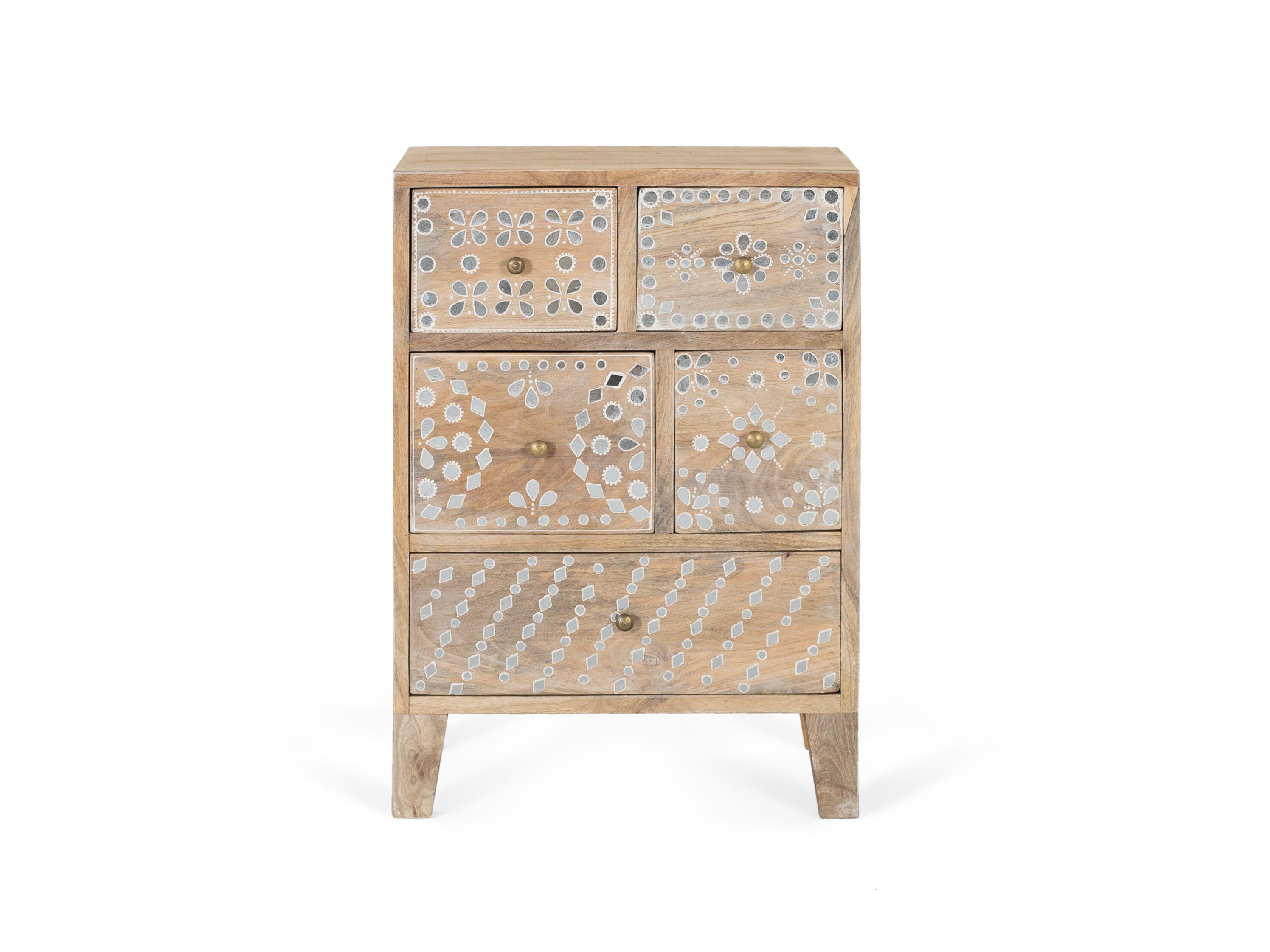 Тумбочка из манго с ящиками Giner y Colomer 1788 ARCH-00127563