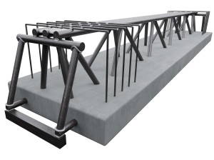 Стальная балка-огнестойкий бетон