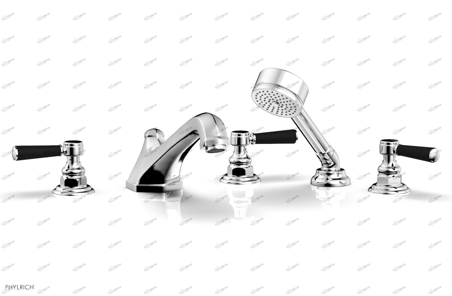 Смеситель для ванны HEX TRADITIONAL Phylrich  500-50-026X040 Хромированный 