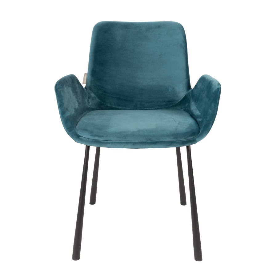 Кресло Brit бирюзовое минимализм Zuiver 1200144 - Вид №8