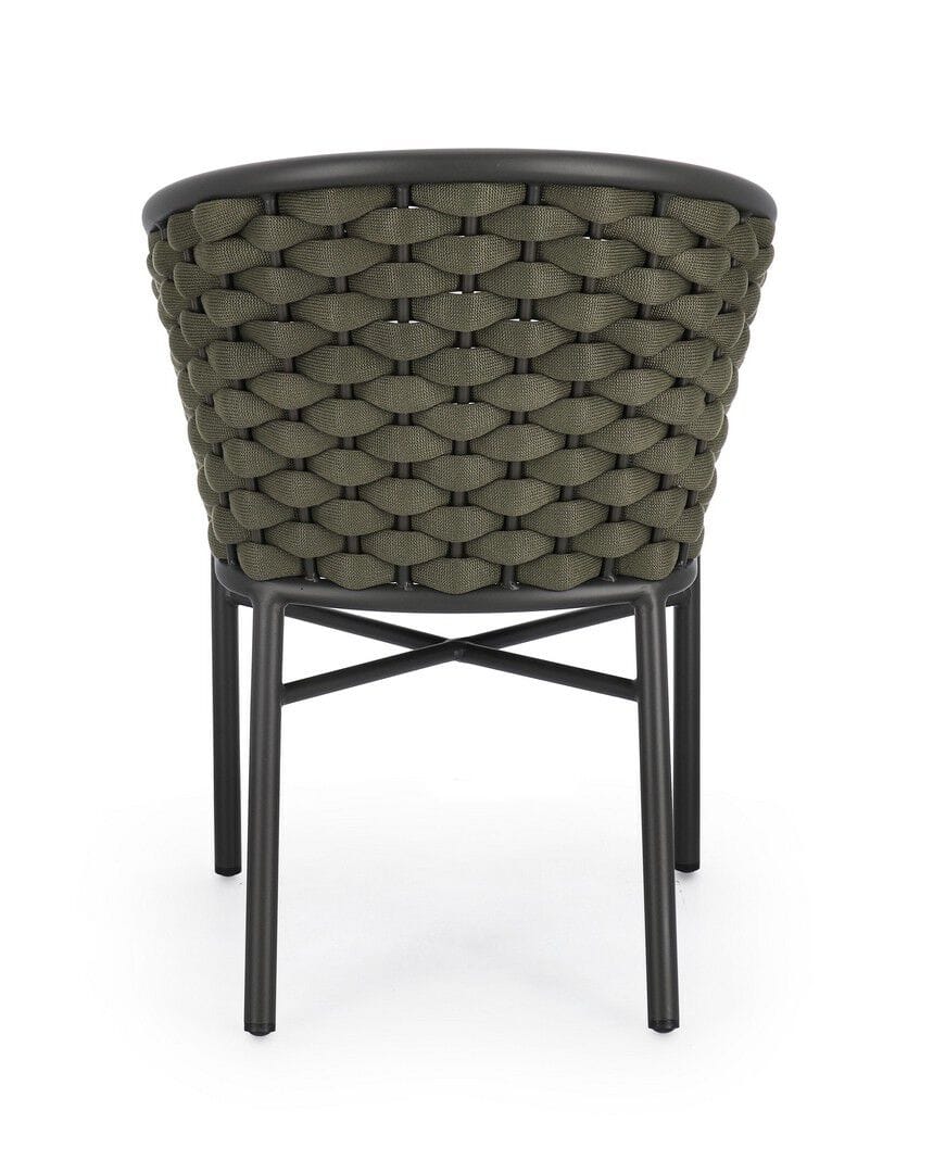 Веревочный штабелируемый садовый стул с подлокотниками BIZZOTTO MARGALIDA ARCH-00005680 - Вид №2