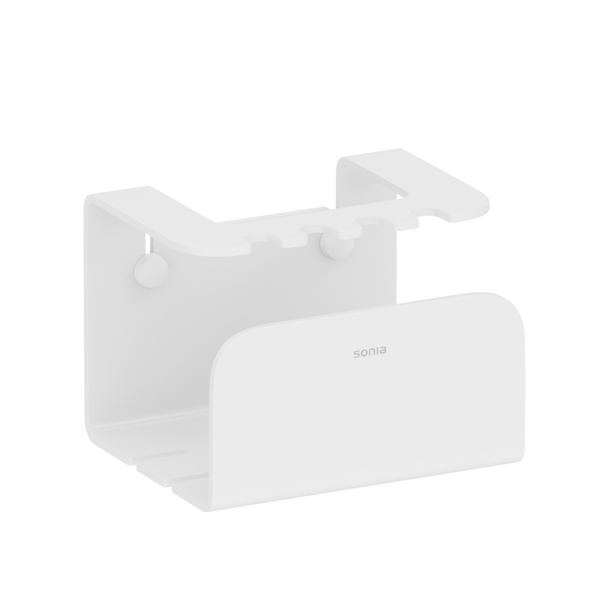 184903 Держатель для зубных щеток 12 см цвет Белый Sonia QUICK Испания