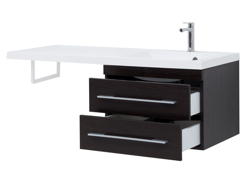 Тумба с раковиной Aquanet Нота 120 R венге 0017148400239568 - Вид №3