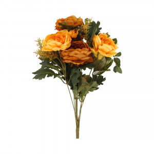0153 Искусственное растение Букет ранункулюсов 45 см ткань полиэстер KEP KEP