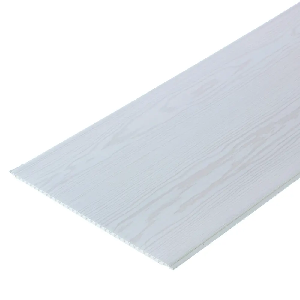 Панель ПВХ матовая Сосна 5x250x2700 мм, белый Santreyd STLM-2154673 - Вид №1