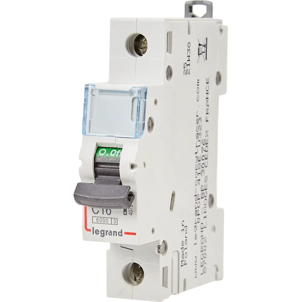 Автоматический выключатель Legrand DX3 1P C16 А 6 кА STLM-2178864