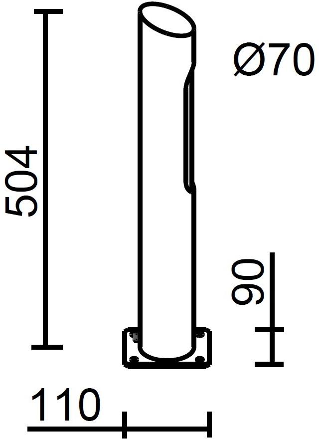 Brillamenti Светодиодный столб из нержавеющей стали Pole / porto rotondo / ceppo sun-id-1482902 - Вид №3