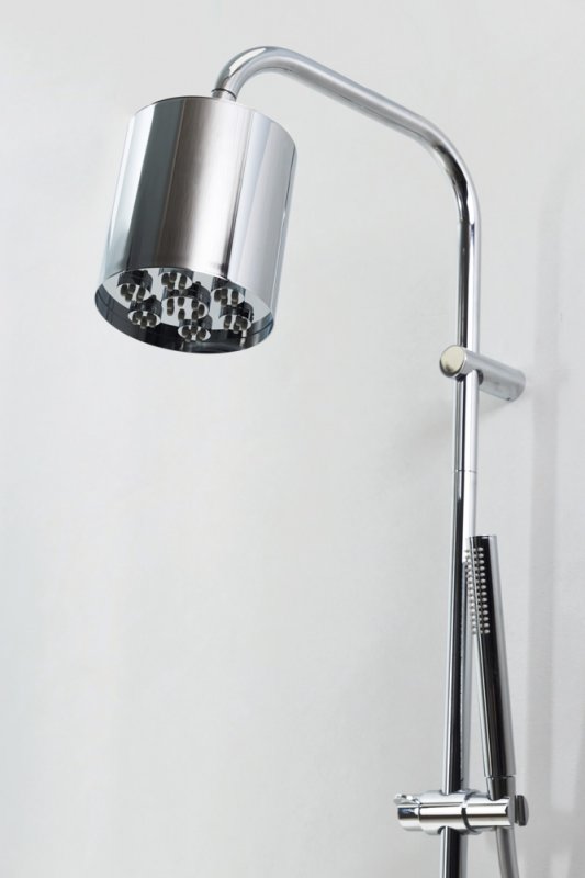 Душевая стойка с термостатическим смесителем, верхним душем 133 мм, ручным душем CEZARES MOON-CD-TA130-01 - Вид №1