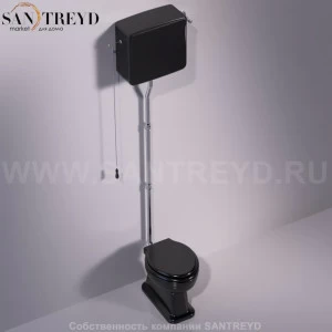 LO902NERO Бачок для унитаза Черный Simas Londra Италия