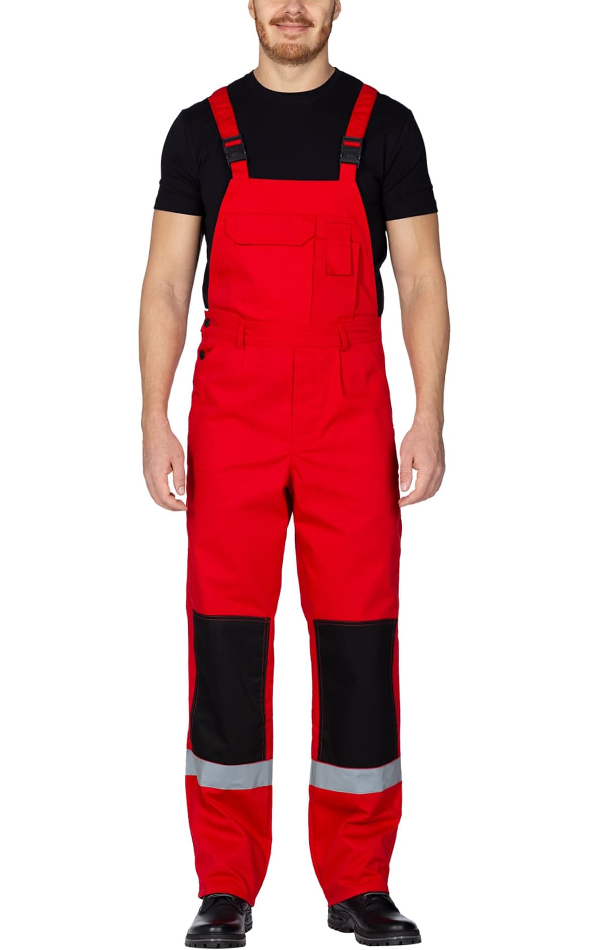 65178 Костюм "Мастер-Люкс" красный с черным  Летняя спецодежда  размер 56-58/170-176  - Вид №11