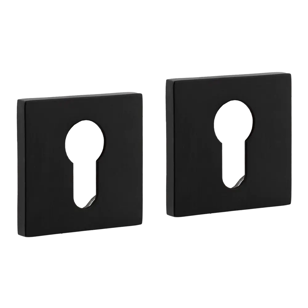 Накладка на замочную скважину Armex DP-C-110 52x52 мм цвет черный STLM-2099241