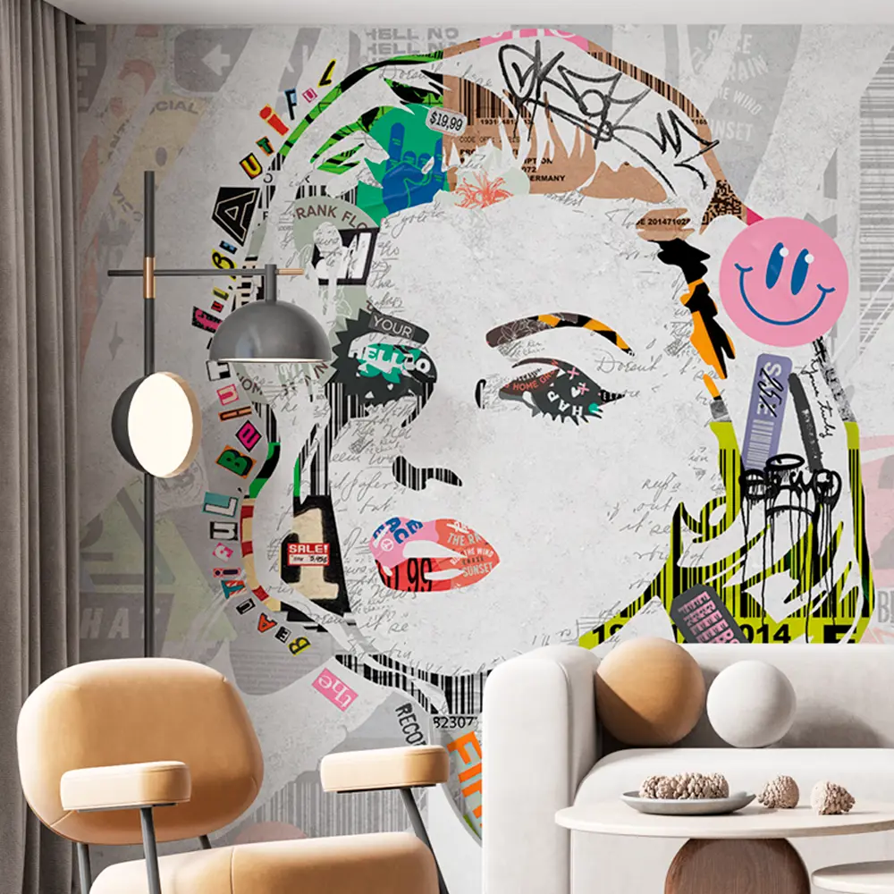 Фотообои Поп-арт коллаж флизелиновые 300x270 см L13-581 FBRUSH 3D FLIZART STLM-2136042 - Вид №3