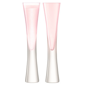 G474-04-436 Набор бокалов для шампанского moya, 2 шт, 170 мл, розовый LSA International