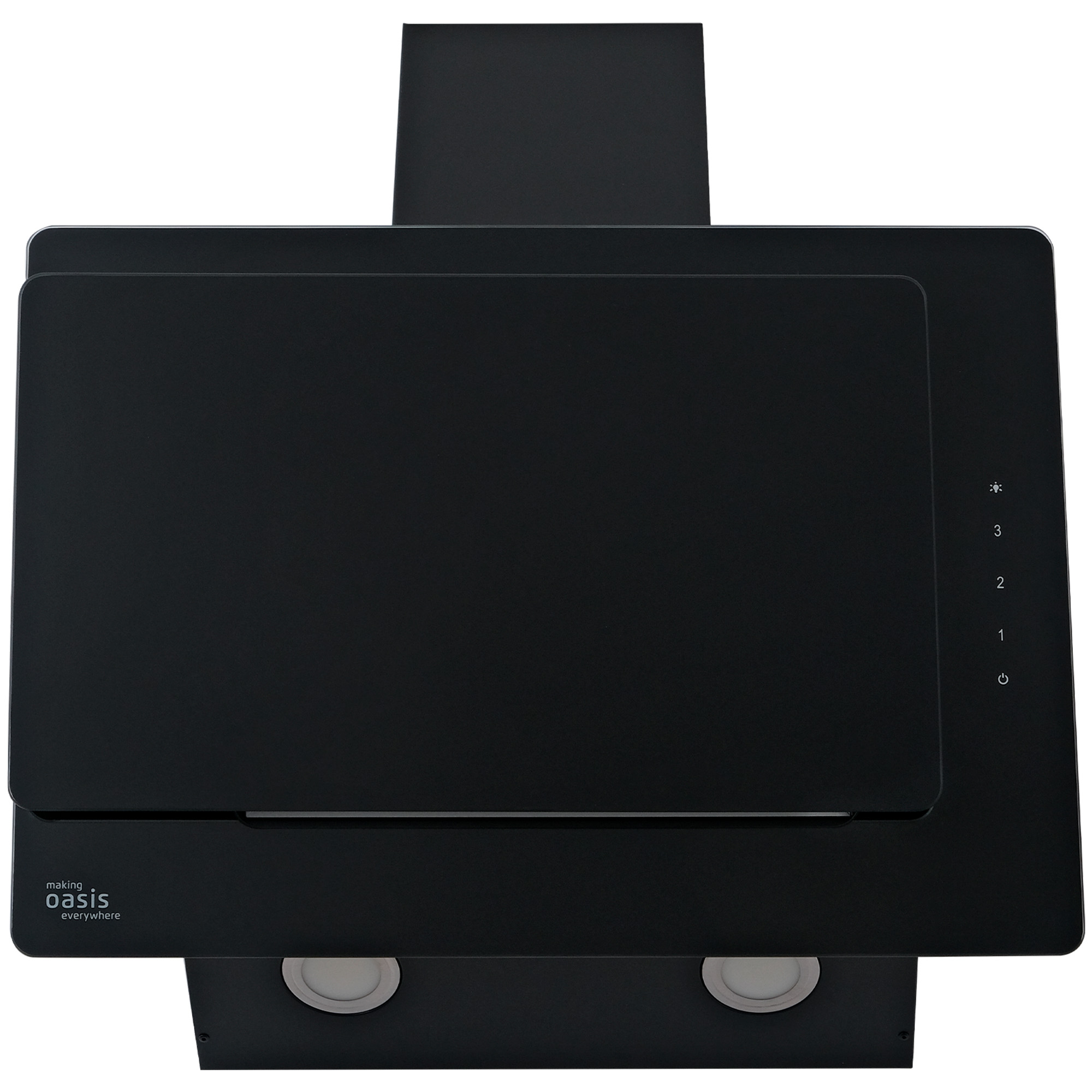 9213495 Вытяжка наклонная Oasis NK-60B черный/черный STDN-0055928 - Вид №1