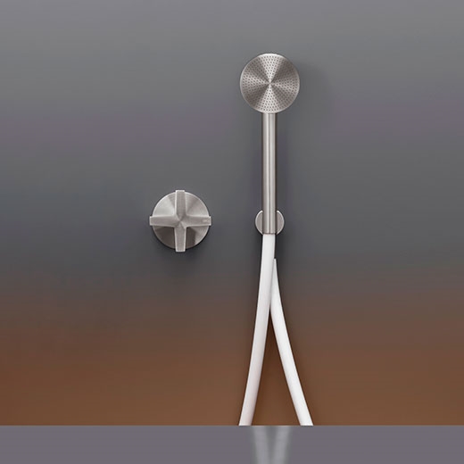 Настенный прогрессивный набор смеситель для ванной / душем с круглым ручным душем диаметр 65 мм  CRX21Y CEADESIGN  - Вид №1