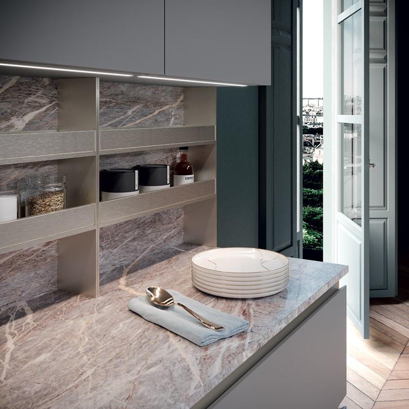 Febal Casa Кухня с островом без ручек sun-id-1348061 - Вид №4