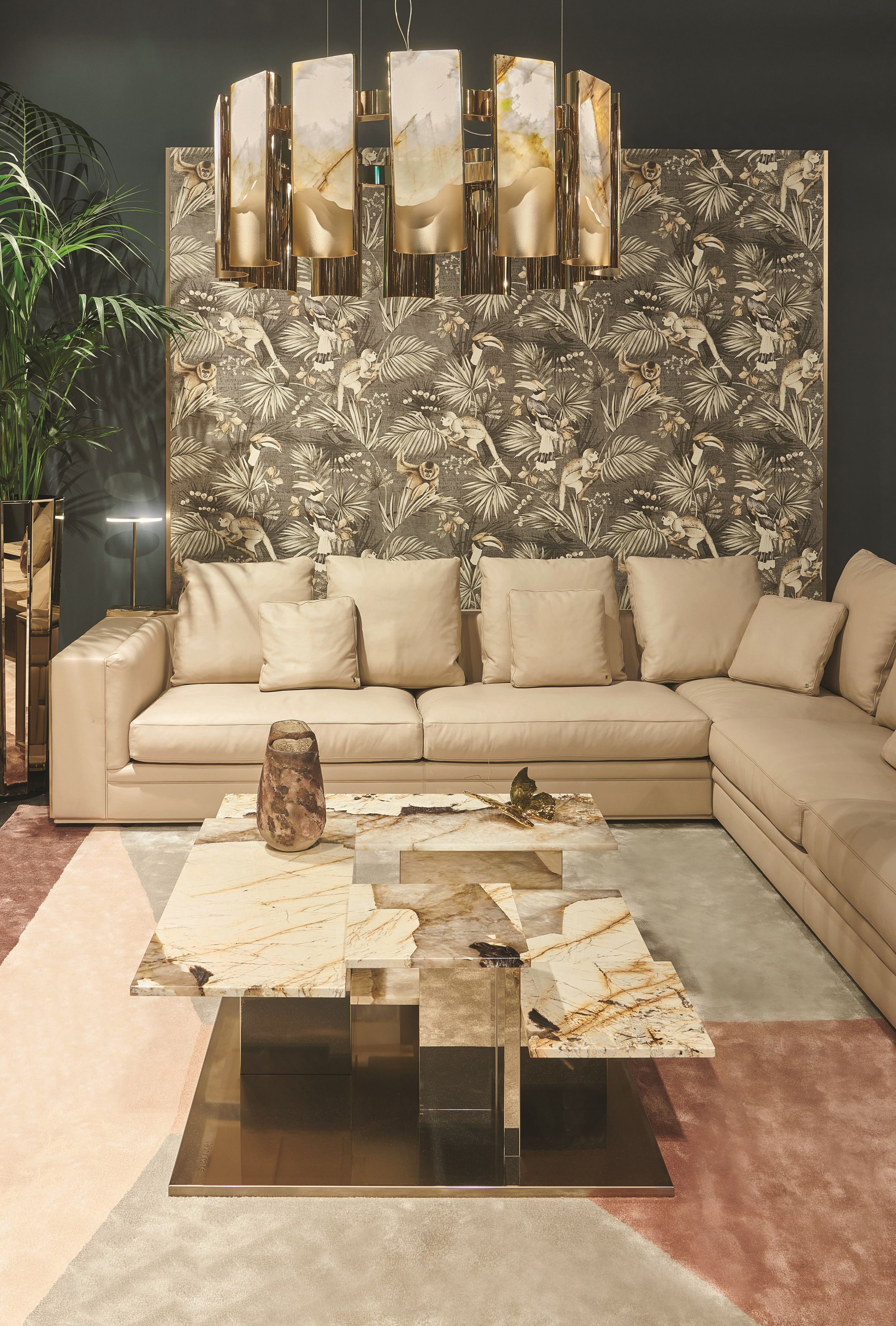 Подвесной светильник из алюминия и оникса Visionnaire Polaris ARCH-00033086 - Вид №6