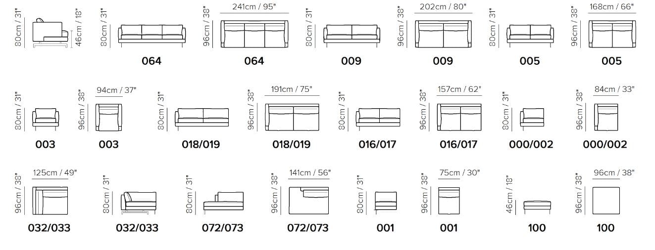 Кожаный диван с полуостровом Natuzzi Italia Джереми ARCH-00148634 - Вид №2