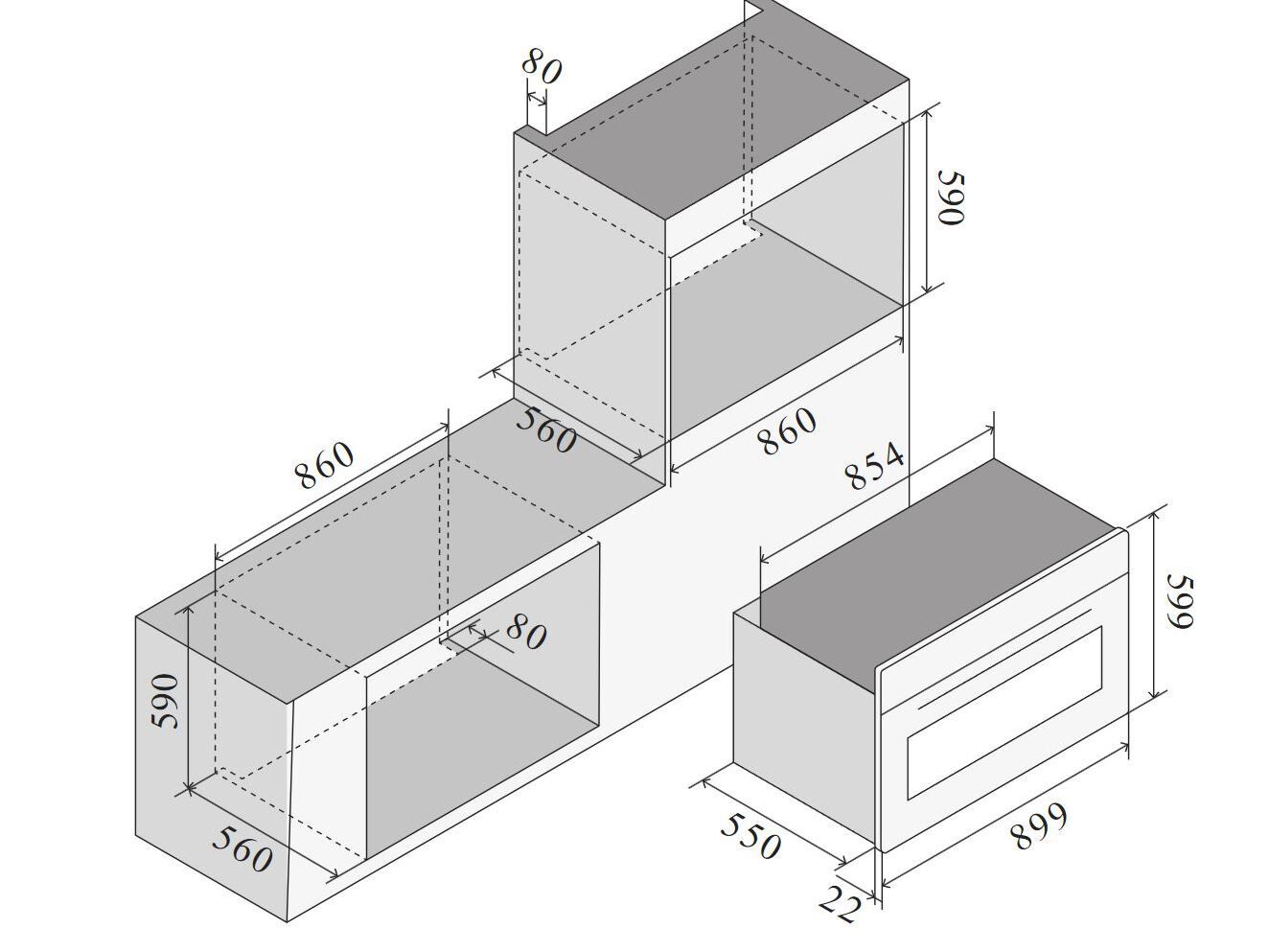Электрическая многофункциональная печь Ilve Professional Plus ARCH-00116984 - Вид №2
