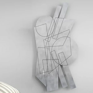 Hotech Дизайн-радиатор Prestige Collection Malevic отделка Brushed Aluminum