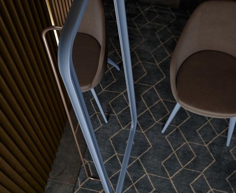 Caroti Зеркало напольное в современном стиле в раме Concept 56 - Вид №1