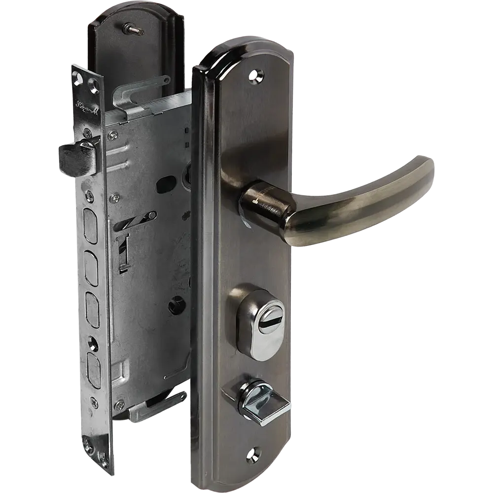 НОРА-М Замок врезной с ручками на планке для китайских дверей 85539369 STLM-0063686 - Вид №1