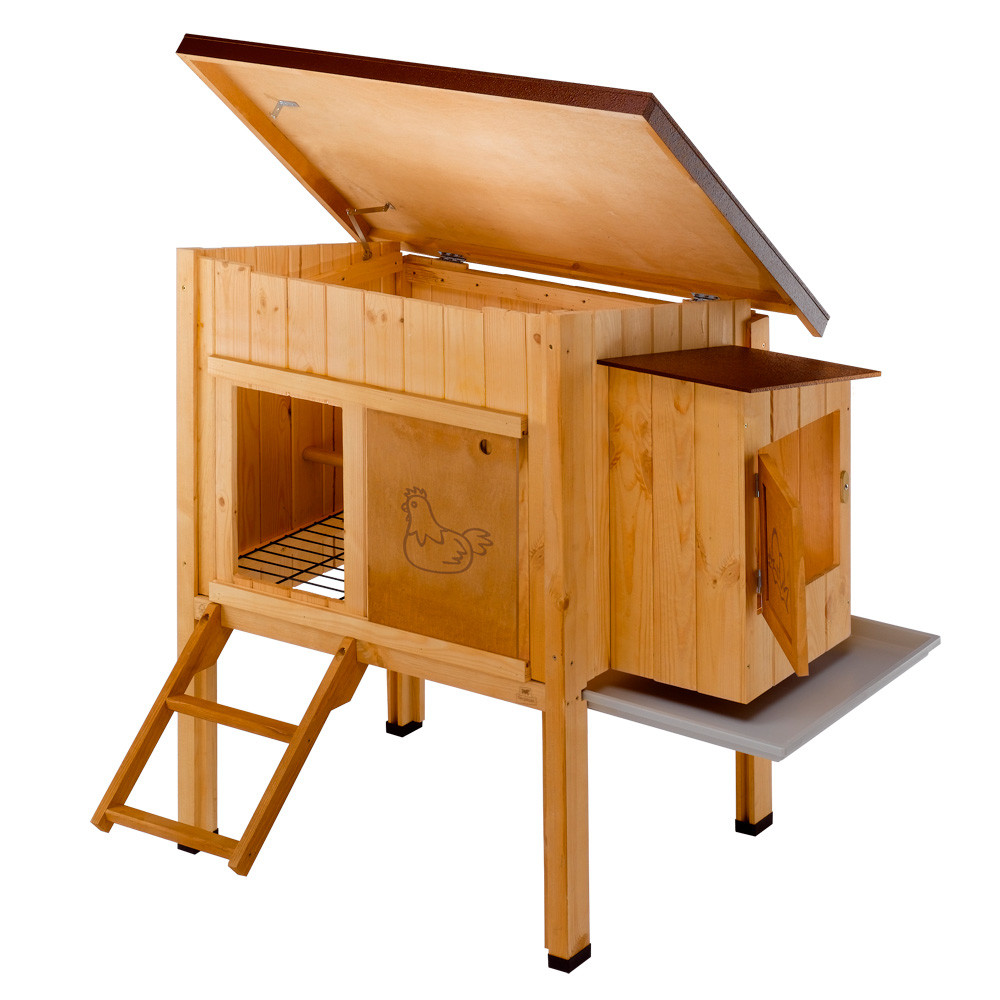 ПР0022468 Домик-гнездо для птиц HEN HOUSE 10 для кур 124x98x110см FERPLAST  - Вид №7