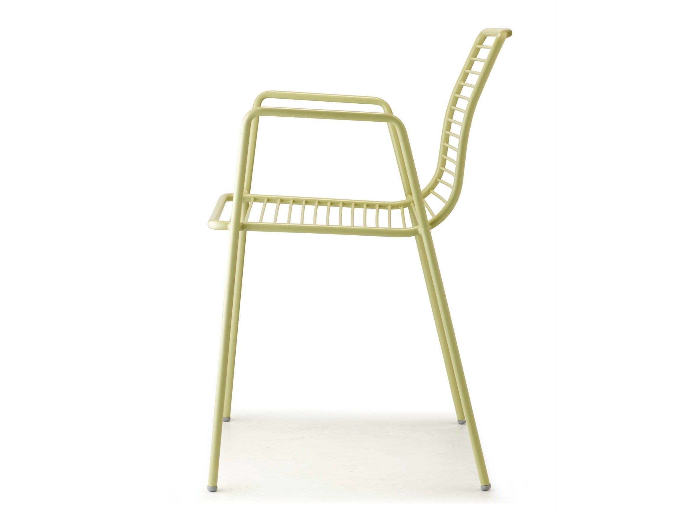 Стальной штабелируемый стул с подлокотниками S-CAB Лето ARCH-00055949 - Вид №1