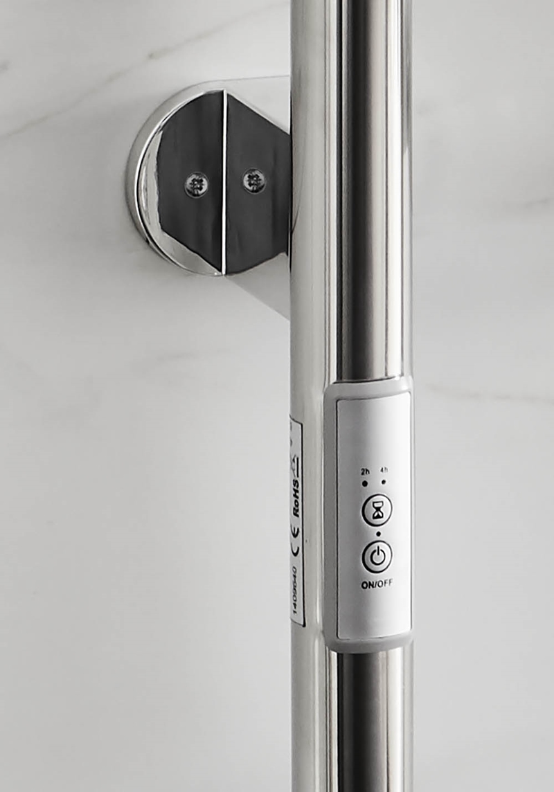 330155 Полотенцему Uno 75X1400 Нерж. Noro  Глянцевая нержавеющая сталь  - Вид №3