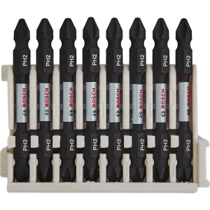 Бита ударная двусторонная Bosch Impact Control 2608522337 PH2/PH2x65 мм, 8 шт. 83433306 STLM-2047505