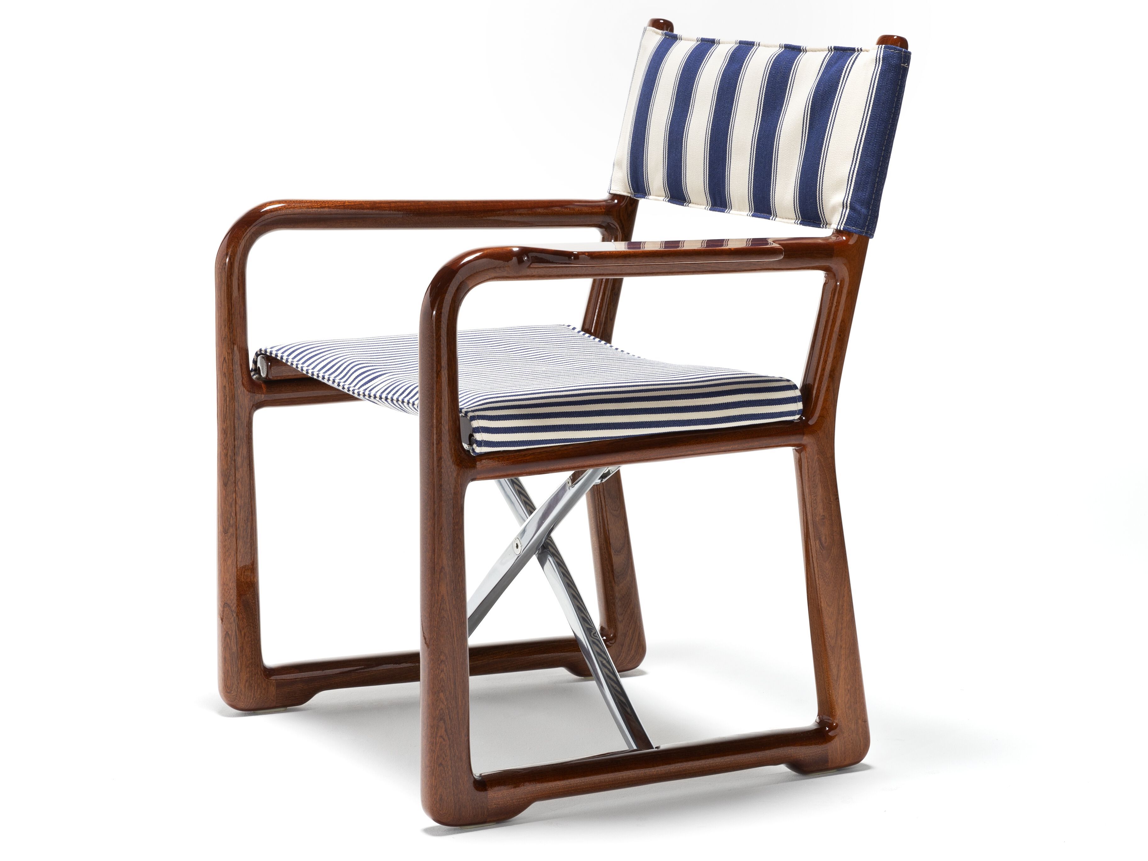 Складной стул директора из красного дерева и ткани Exteta Loro Piana Interiors, Стулья Delight от Exteta ARCH-00018679 - Вид №1